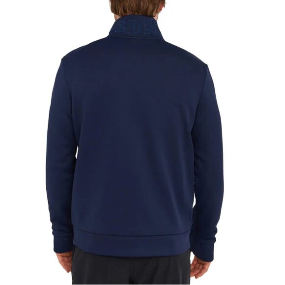 Bench Blue Zip Up Sweater Jacket with Standing Collar Men's Size XXL - Picture 2 of 13